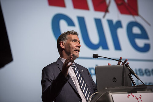 21st International AIDS Conference (AIDS 2016), Durban, South Africa.
Photo shows Chris Beyrer, IAS President, United States, speaking at the Towards A Cure Symposium session.
Photo©International AIDS Society/Steve Forrest/Workers' Photos