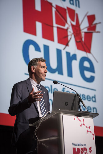 21st International AIDS Conference (AIDS 2016), Durban, South Africa.
Photo shows Chris Beyrer, IAS President, United States, speaking at the Towards A Cure Symposium session.
Photo©International AIDS Society/Steve Forrest/Workers' Photos