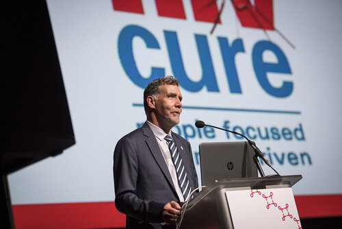 21st International AIDS Conference (AIDS 2016), Durban, South Africa.
Photo shows Chris Beyrer, IAS President, United States, speaking at the Towards A Cure Symposium session.
Photo©International AIDS Society/Steve Forrest/Workers' Photos