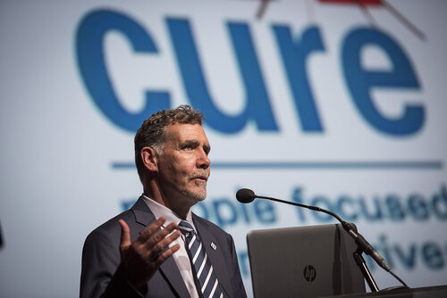 21st International AIDS Conference (AIDS 2016), Durban, South Africa.
Photo shows Chris Beyrer, IAS President, United States, speaking at the Towards A Cure Symposium session.
Photo©International AIDS Society/Steve Forrest/Workers' Photos