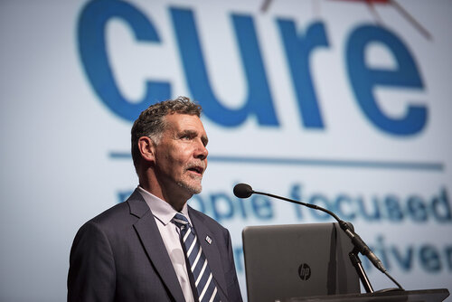 21st International AIDS Conference (AIDS 2016), Durban, South Africa.
Photo shows Chris Beyrer, IAS President, United States, speaking at the Towards A Cure Symposium session.
Photo©International AIDS Society/Steve Forrest/Workers' Photos
