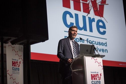 21st International AIDS Conference (AIDS 2016), Durban, South Africa.
Photo shows Chris Beyrer, IAS President, United States, speaking at the Towards A Cure Symposium session.
Photo©International AIDS Society/Steve Forrest/Workers' Photos