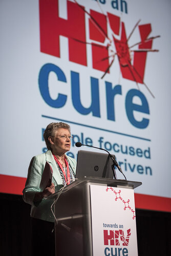 21st International AIDS Conference (AIDS 2016), Durban, South Africa.
Photo shows Françoise Barré-Sinoussi, Institut Pasteur, France, speaking at the Towards A Cure Symposium session.
Photo©International AIDS Society/Steve Forrest/Workers' Photos