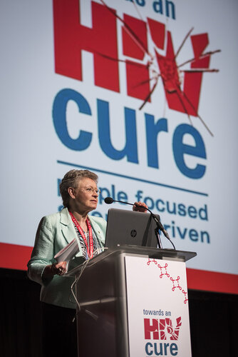 21st International AIDS Conference (AIDS 2016), Durban, South Africa.
Photo shows Françoise Barré-Sinoussi, Institut Pasteur, France, speaking at the Towards A Cure Symposium session.
Photo©International AIDS Society/Steve Forrest/Workers' Photos