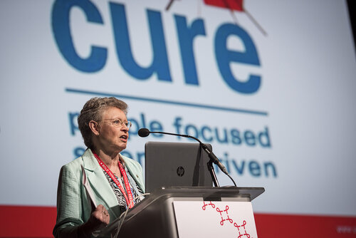 21st International AIDS Conference (AIDS 2016), Durban, South Africa.
Photo shows Françoise Barré-Sinoussi, Institut Pasteur, France, speaking at the Towards A Cure Symposium session.
Photo©International AIDS Society/Steve Forrest/Workers' Photos
