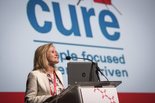 21st International AIDS Conference (AIDS 2016), Durban, South Africa.
Photo shows Sharon Lewin, Doherty Institute, The University of Melbourne, Australia, speaking at the Towards A Cure Symposium session.
Photo©International AIDS Society/Steve Forrest/Workers' Photos