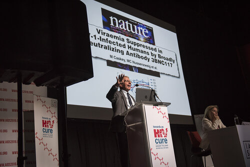 21st International AIDS Conference (AIDS 2016), Durban, South Africa.
Photo shows Anthony Fauci, National Institutes of Health (NIH), United States, speaking at the Towards A Cure Symposium session.
Photo©International AIDS Society/Steve Forrest/Workers' Photos