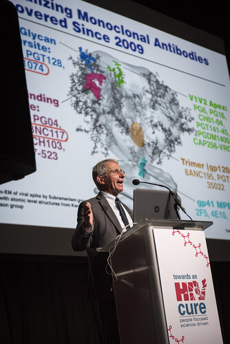 21st International AIDS Conference (AIDS 2016), Durban, South Africa.
Photo shows Anthony Fauci, National Institutes of Health (NIH), United States, speaking at the Towards A Cure Symposium session.
Photo©International AIDS Society/Steve Forrest/Workers' Photos