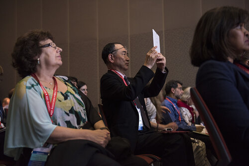 21st International AIDS Conference (AIDS 2016), Durban, South Africa.
Photo shows the Towards A Cure Symposium session.
Photo©International AIDS Society/Steve Forrest/Workers' Photos