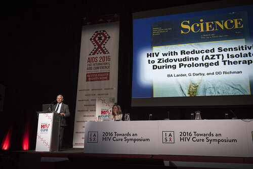 21st International AIDS Conference (AIDS 2016), Durban, South Africa.
Photo shows Anthony Fauci, National Institutes of Health (NIH), United States, speaking at the Towards A Cure Symposium session.
Photo©International AIDS Society/Steve Forrest/Workers' Photos