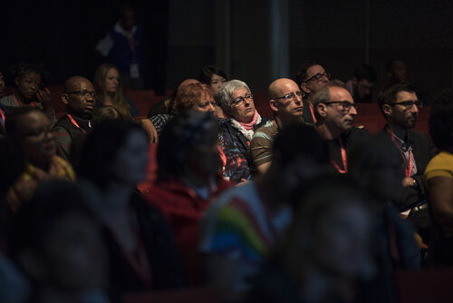 21st International AIDS Conference (AIDS 2016), Durban, South Africa.
Photo shows Sharon Lewin speaking at the Towards a HIV Cure: Engaging the Community.
Photo©International AIDS Society/Steve Forrest/Workers' Photos