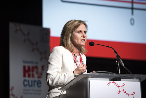21st International AIDS Conference (AIDS 2016), Durban, South Africa.
Photo shows Sharon Lewin speaking at the Towards a HIV Cure: Engaging the Community.
Photo©International AIDS Society/Steve Forrest/Workers' Photos