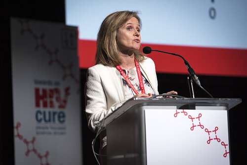 21st International AIDS Conference (AIDS 2016), Durban, South Africa.
Photo shows Sharon Lewin speaking at the Towards a HIV Cure: Engaging the Community.
Photo©International AIDS Society/Steve Forrest/Workers' Photos
