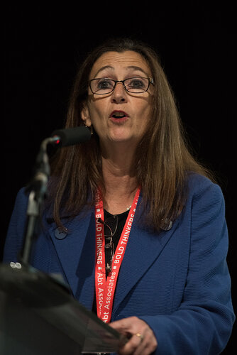 21st International AIDS Conference (AIDS 2016), Durban, South Africa.
Photo shows: TB2016 - Plenaries and Breakouts.  Chair: Valerie Mizrahi, University of Cape Town. Photo©International AIDS Society/Marcus Rose