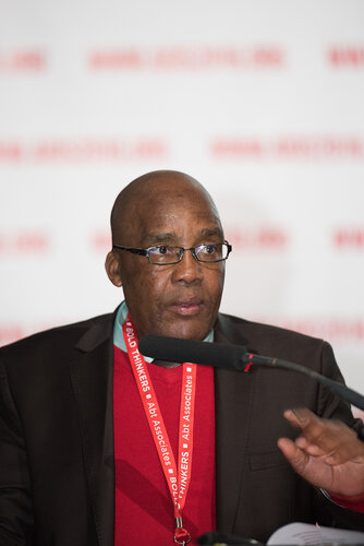 21st International AIDS Conference (AIDS 2016), Durban, South Africa.
Photo shows: TB2016 - Plenaries and Breakouts. Welcome Address given by
Aaron Motsoaledi, Minister of Health. Photo©International AIDS Society/Marcus Rose