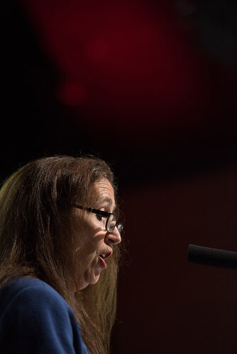 21st International AIDS Conference (AIDS 2016), Durban, South Africa.
Photo shows: TB2016 - Plenaries and Breakouts.  Chair: Valerie Mizrahi, University of Cape Town. Photo©International AIDS Society/Marcus Rose