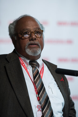 21st International AIDS Conference (AIDS 2016), Durban, South Africa.
Photo shows: TB2016 - Plenaries and Breakouts. Eric Goosby, University of California San Francisco, United States. Photo©International AIDS Society/Marcus Rose