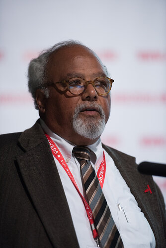21st International AIDS Conference (AIDS 2016), Durban, South Africa.
Photo shows: TB2016 - Plenaries and Breakouts. Eric Goosby, University of California San Francisco, United States. Photo©International AIDS Society/Marcus Rose