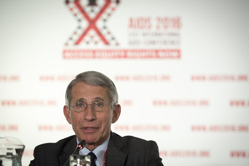 21st International AIDS Conference (AIDS 2016), Durban, South Africa.
Photo shows Anthony Fauci, M.D. NIAID Director, speaking at the Towards an HIV Cure Press Conference.
Photo©International AIDS Society/Steve Forrest/Workers' Photos
