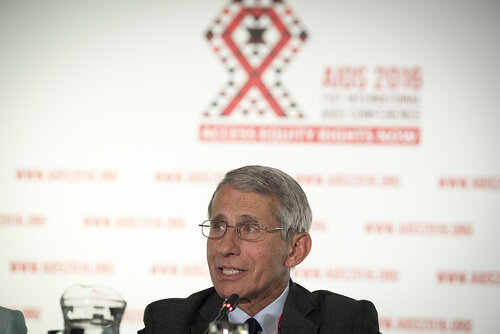 21st International AIDS Conference (AIDS 2016), Durban, South Africa.
Photo shows Anthony Fauci, M.D. NIAID Director, speaking at the Towards an HIV Cure Press Conference.
Photo©International AIDS Society/Steve Forrest/Workers' Photos