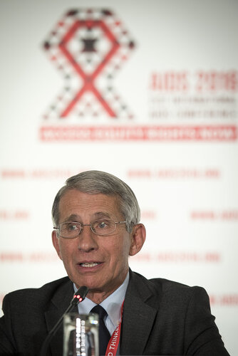 21st International AIDS Conference (AIDS 2016), Durban, South Africa.
Photo shows Anthony Fauci, M.D. NIAID Director, speaking at the Towards an HIV Cure Press Conference.
Photo©International AIDS Society/Steve Forrest/Workers' Photos