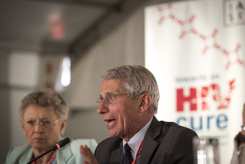 21st International AIDS Conference (AIDS 2016), Durban, South Africa.
Photo shows Anthony Fauci, M.D. NIAID Director, speaking at the Towards an HIV Cure Press Conference.
Photo©International AIDS Society/Steve Forrest/Workers' Photos