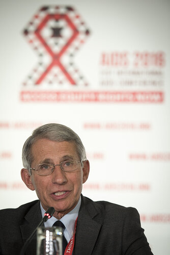 21st International AIDS Conference (AIDS 2016), Durban, South Africa.
Photo shows Anthony Fauci, M.D. NIAID Director, speaking at the Towards an HIV Cure Press Conference.
Photo©International AIDS Society/Steve Forrest/Workers' Photos