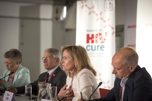 21st International AIDS Conference (AIDS 2016), Durban, South Africa.
Photo shows Sharon Lewin, The Doherty Institute, University of Melbourne, Australia, speaking at the Towards an HIV Cure Press Conference.
Photo©International AIDS Society/Steve Forrest/Workers' Photos
