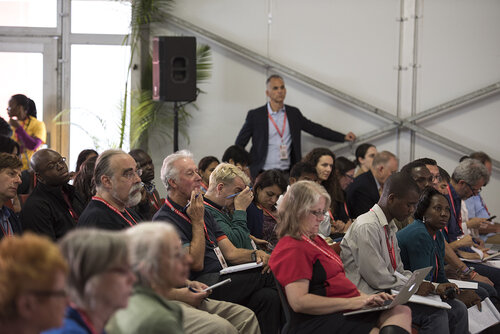 21st International AIDS Conference (AIDS 2016), Durban, South Africa.
Photo shows the Towards an HIV Cure Press Conference.
Photo©International AIDS Society/Steve Forrest/Workers' Photos