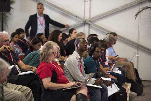21st International AIDS Conference (AIDS 2016), Durban, South Africa.
Photo shows the Towards an HIV Cure Press Conference.
Photo©International AIDS Society/Steve Forrest/Workers' Photos