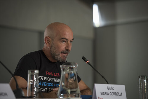 21st International AIDS Conference (AIDS 2016), Durban, South Africa.
Photo shows Giulio Maria Corbelli, European AIDS Treatment Group, at the Towards an HIV Cure Press Conference.
Photo©International AIDS Society/Steve Forrest/Workers' Photos