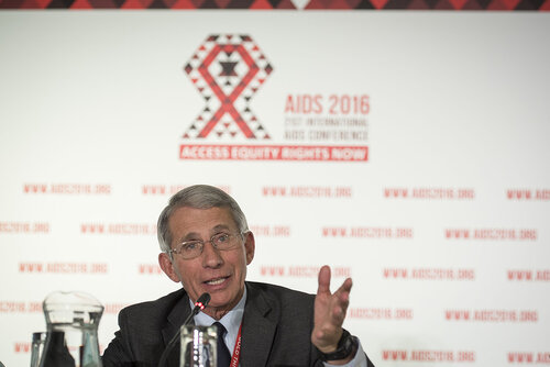 21st International AIDS Conference (AIDS 2016), Durban, South Africa.
Photo shows Anthony Fauci, M.D. NIAID Director, speaking at the Towards an HIV Cure Press Conference.
Photo©International AIDS Society/Steve Forrest/Workers' Photos