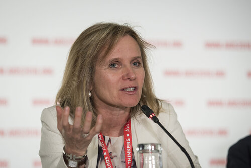 21st International AIDS Conference (AIDS 2016), Durban, South Africa.
Photo shows Sharon Lewin, The Doherty Institute, University of Melbourne, Australia, speaking at the Towards an HIV Cure Press Conference.
Photo©International AIDS Society/Steve Forrest/Workers' Photos