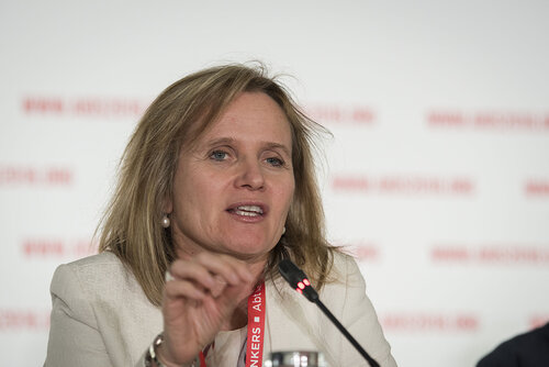 21st International AIDS Conference (AIDS 2016), Durban, South Africa.
Photo shows Sharon Lewin, The Doherty Institute, University of Melbourne, Australia, speaking at the Towards an HIV Cure Press Conference.
Photo©International AIDS Society/Steve Forrest/Workers' Photos