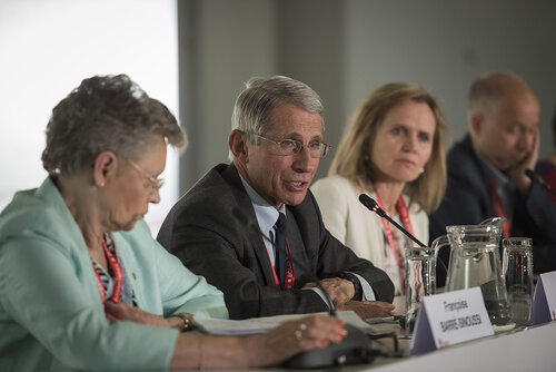 21st International AIDS Conference (AIDS 2016), Durban, South Africa.
Photo shows Anthony Fauci, M.D.
NIAID Director, speaking at the Towards an HIV Cure Press Conference.
Photo©International AIDS Society/Steve Forrest/Workers' Photos