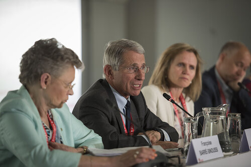 21st International AIDS Conference (AIDS 2016), Durban, South Africa.
Photo shows Anthony Fauci, M.D.
NIAID Director, speaking at the Towards an HIV Cure Press Conference.
Photo©International AIDS Society/Steve Forrest/Workers' Photos
