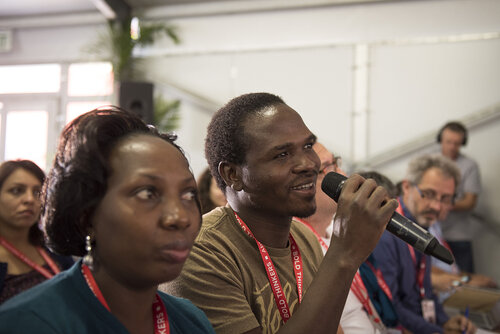 21st International AIDS Conference (AIDS 2016), Durban, South Africa.
Photo shows the Towards an HIV Cure Press Conference.
Photo©International AIDS Society/Steve Forrest/Workers' Photos