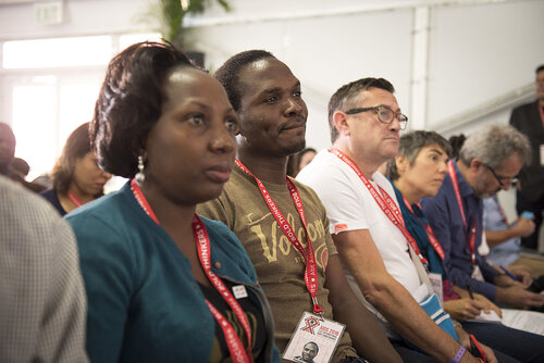 21st International AIDS Conference (AIDS 2016), Durban, South Africa.
Photo shows the Towards an HIV Cure Press Conference.
Photo©International AIDS Society/Steve Forrest/Workers' Photos