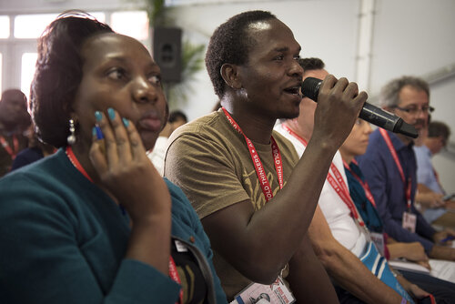 21st International AIDS Conference (AIDS 2016), Durban, South Africa.
Photo shows the Towards an HIV Cure Press Conference.
Photo©International AIDS Society/Steve Forrest/Workers' Photos