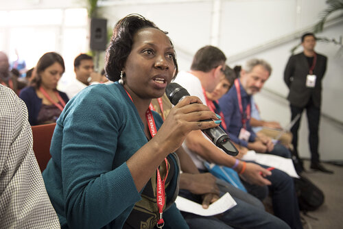 21st International AIDS Conference (AIDS 2016), Durban, South Africa.
Photo shows the Towards an HIV Cure Press Conference.
Photo©International AIDS Society/Steve Forrest/Workers' Photos