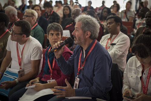 21st International AIDS Conference (AIDS 2016), Durban, South Africa.
Photo shows the Towards an HIV Cure Press Conference.
Photo©International AIDS Society/Steve Forrest/Workers' Photos