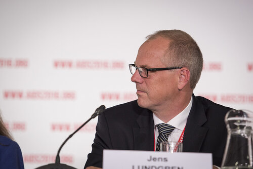 21st International AIDS Conference (AIDS 2016), Durban, South Africa.
Photo shows Jens Lundgren at the TB2016 Press Conference.
Photo©International AIDS Society/Steve Forrest/Workers' Photos