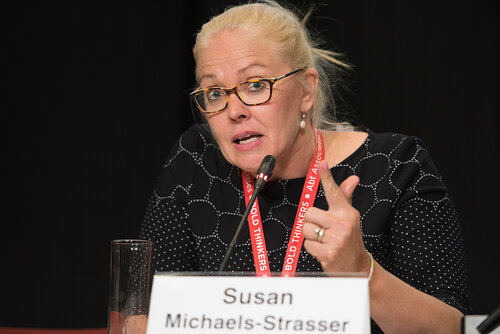 21st International AIDS Conference (AIDS 2016), Durban, South Africa.
Photo shows: Nursing HIV 2016. Susan Michaels-Strasser, ICAP at Columbia University. Photo©International AIDS Society/Marcus Rose
