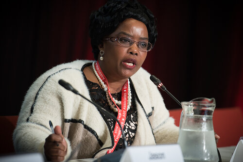 21st International AIDS Conference (AIDS 2016), Durban, South Africa.
Photo shows: Nursing HIV 2016. Busi Ncama. Photo©International AIDS Society/Marcus Rose