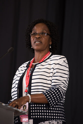 21st International AIDS Conference (AIDS 2016), Durban, South Africa. Photo shows: Nursing 2016. Agnes Waudo, ARC Secretariat, Kenya. Photo©International AIDS Society/Marcus Rose
