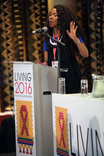 21st International AIDS Conference (AIDS 2016), Durban, South Africa.
Plenary Chair : Prudence Mabele
The Positive Leadership Summit  - Room M22
Photo©International AIDS Society/Abhi Indrarajan