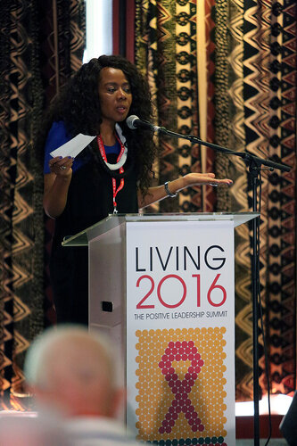 21st International AIDS Conference (AIDS 2016), Durban, South Africa.
Plenary Chair : Prudence Mabele
The Positive Leadership Summit  - Room M22
Photo©International AIDS Society/Abhi Indrarajan