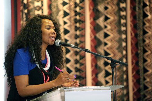 21st International AIDS Conference (AIDS 2016), Durban, South Africa.
Plenary Chair : Prudence Mabele
The Positive Leadership Summit  - Room M22
Photo©International AIDS Society/Abhi Indrarajan
