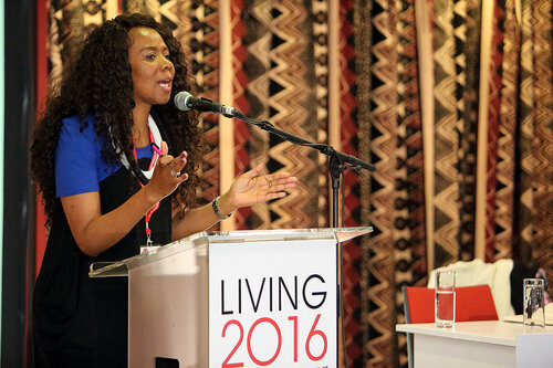 21st International AIDS Conference (AIDS 2016), Durban, South Africa.
Plenary Chair : Prudence Mabele
The Positive Leadership Summit  - Room M22
Photo©International AIDS Society/Abhi Indrarajan
