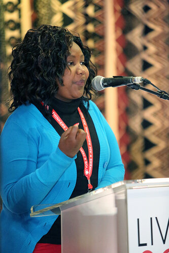 21st International AIDS Conference (AIDS 2016), Durban, South Africa.
The Positive Leadership Summit  - Room M22
Speaker : Janet Bihla
Photo©International AIDS Society/Abhi Indrarajan